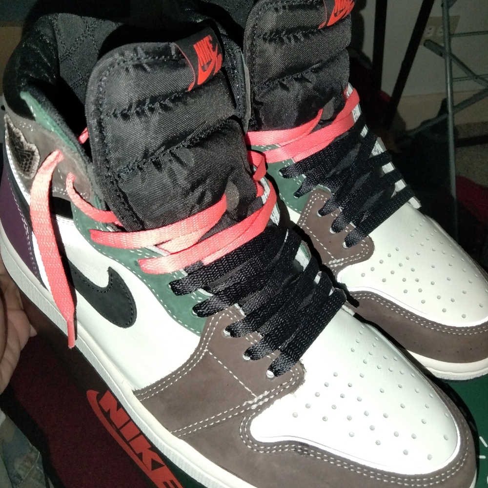 Handcrafted Hi Top Jordan 1 Size 10
